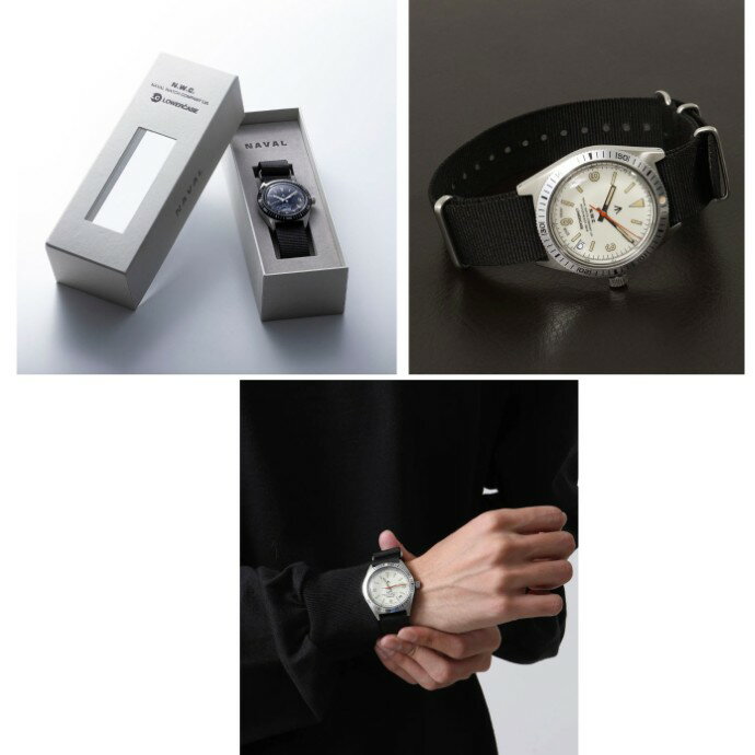 【NAVAL WATCH 正規店】NAVAL WATCH Produced By LOWERCASE ナバルウォッチ 腕時計 ミリタリー FRXB014 Quartz NATO Strap