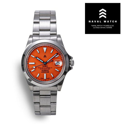 【NAVAL WATCH 正規店】NAVAL WATCH Produced By LOWERCASE ナバルウォッチ 腕時計 ミリタリー FRXA016 Orange Mechanical S/S 3 links Metal band 【NAVAL WATCH 正規店】NAVAL WATCH Produced By LOWERCASE ナバルウォッチ 腕時計 ミリタリー FRXA016 Orange Mechanical S/S 3 links Metal band