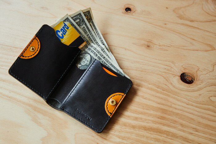 【kadomaru 正規店】kadomaru カドマル レザークラフト 革 プレゼント ギフト ショートウォレット WALLET