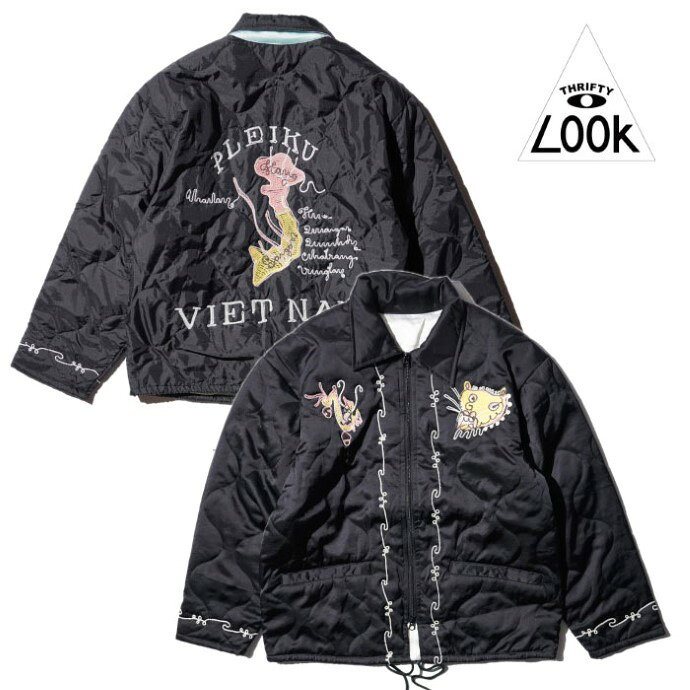 乐天商城 - 【THRIFTY LOOK 正規店】THRIFTY LOOK スリフティールック スーベニアジャケット ヘチマキルト QUILTING VIETNAM JACKET