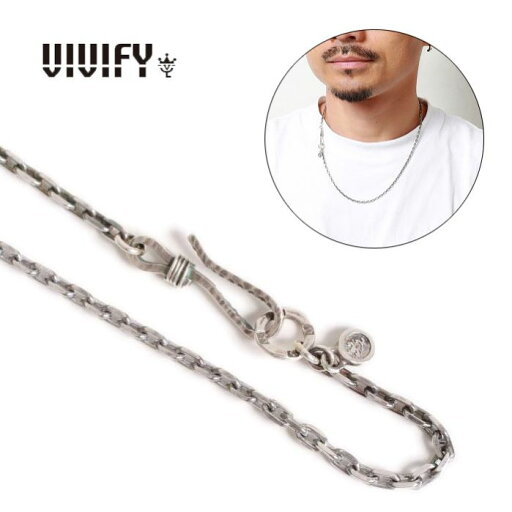 【VIVIFY 正規店】VIVIFY ビビファイ ネックレス シルバー アズキチェーン Hallmarks Clasp Chain 3.4 x 50cm/4C 【VIVIFY 正規店】VIVIFY ビビファイ ネックレス シルバー アズキチェーン Hallmarks Clasp Chain 3.4 x 50cm/4C