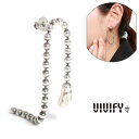 【VIVIFY 正規店】VIVIFY ビビファイ ピアス シルバー ボールチェーン Ball Chain 2way Pierce