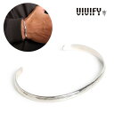 【VIVIFY 正規店】VIVIFY ビビファイ バングル シルバー Back Hallmarks Bangle/Mirror finish/Round