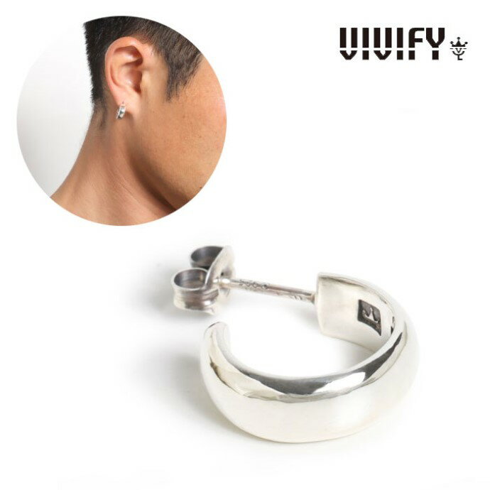 【VIVIFY 正規店】VIVIFY ビビファイ ピアス シルバー Back Hallmarks Pierce/Plain/Round