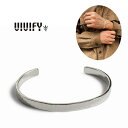 【VIVIFY 正規店】VIVIFY ビビファイ バングル ブレスレット シルバー Back Hallmarks Bangle/Mirror finish/Middle