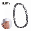 【VIVIFY 正規店】VIVIFY ビビファイ ブレスレット シルバー アズキチェーン Seamless ChainBracelet