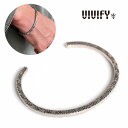 【VIVIFY 正規店】VIVIFY ビビファイ バングル ブレスレット シルバー SideArabesque Bangle(3mm body)