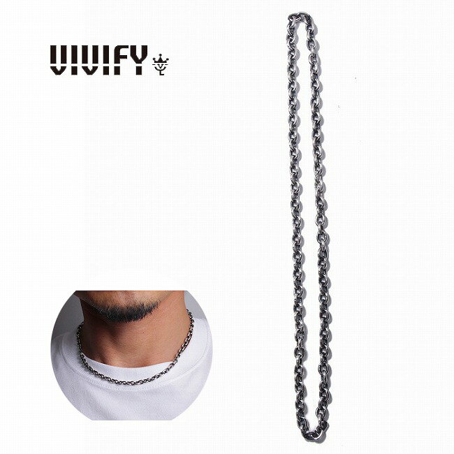 乐天商城 - 【VIVIFY 正規店】VIVIFY ビビファイ ネックレス シルバー アズキチェーン Seamless ChainNecklace