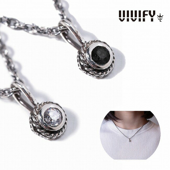 【送料無料】【VIVIFY 正規店】VIVIFY ビビファイ ネックレス シルバー ストーン One Charm