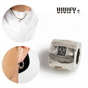 【VIVIFY 正規店】VIVIFY ビビファイ シルバービーズ フープピアス カスタムパーツ Solid Silver Beads /Small Cylinder w/gold