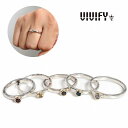 【VIVIFY 正規店】VIVIFY ビビファイ リング 指輪 シルバー Hammered k10BezelSetting Ring
