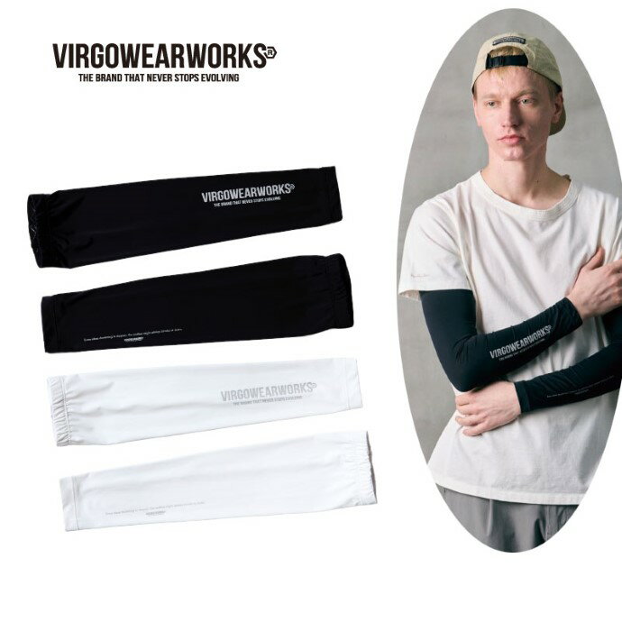 NAME : VGW ARM COVER2 LOGO NO : VG-GD-823 COLOR : WHITE, BLACK SIZE : MEDIUM, LARGE QUALITY : NYLON 88%, SPANDEX 12% ※速乾...