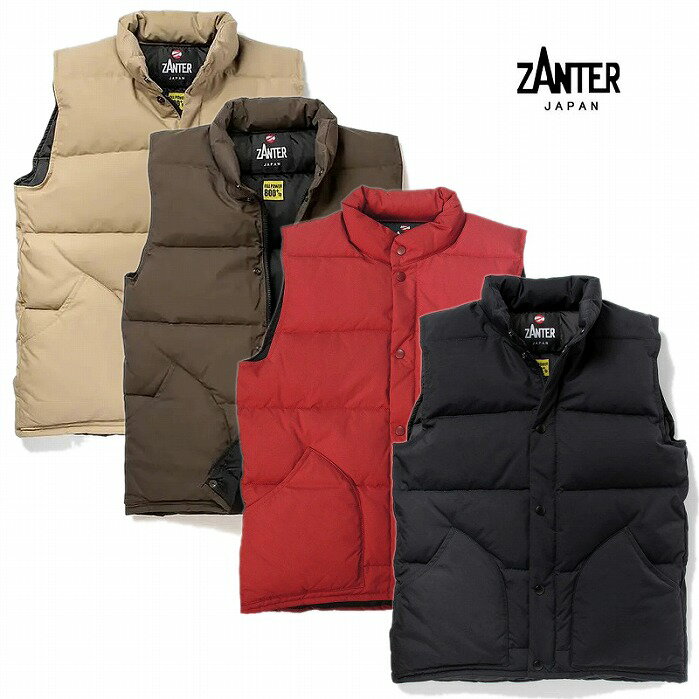 【ZANTER JAPAN 正規店】ザンター ダウン ZANTER JAPAN ザンタージャパン ダウンベスト 南極観測隊 メンズ DOWN VEST