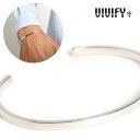 【VIVIFY 正規店】VIVIFY ビビファイ バングル シルバー Back Hallmarks Bangle/Plain/Narrow