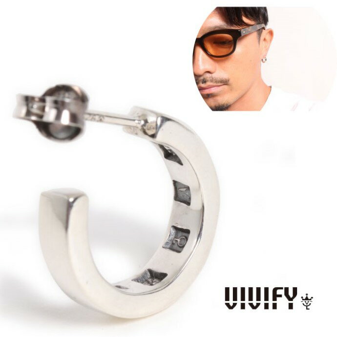 Rakuten - 【VIVIFY 正規店】VIVIFY ビビファイ ピアス シルバー Back Hallmarks Pierce/Plain/Narrow