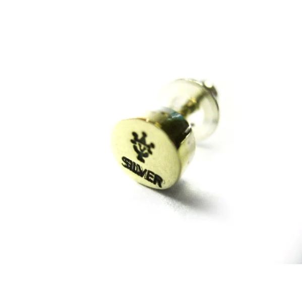 【VIVIFY 正規店】VIVIFY ビビファイ ピアス シルバー 2tone Stamp Pierce(circular,brass)