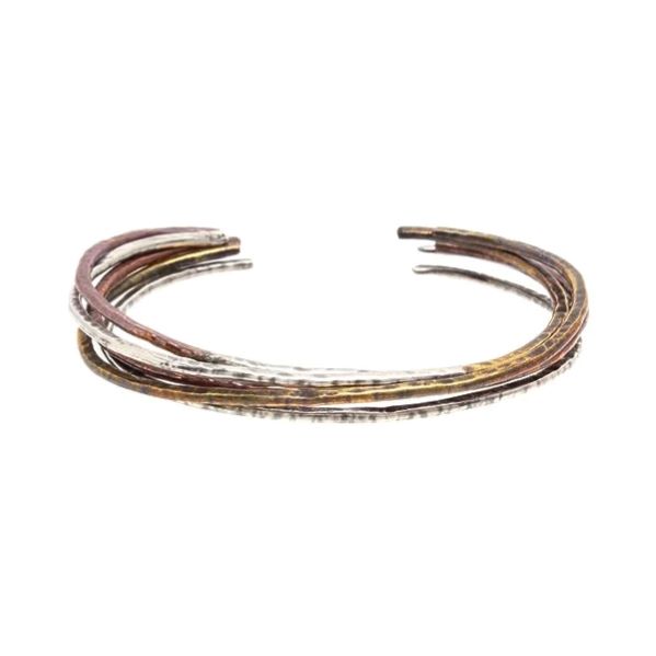 【VIVIFY 正規店】VIVIFY ビビファイ ブレスレット シルバー Hammered Bangle
