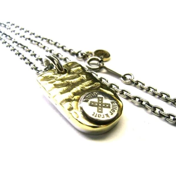 Rakuten - 【VIVIFY 正規店】VIVIFY ビビファイ ネックレス シルバー 2tone Necklace(brass)