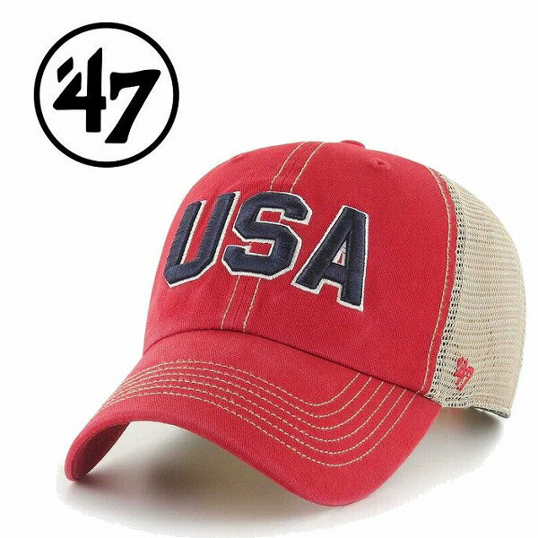 47BRAND フォーティーセブン キャップ 帽子 ベースボール USA TRAWLER SCRIPT ARCH 47 CLEAN UP