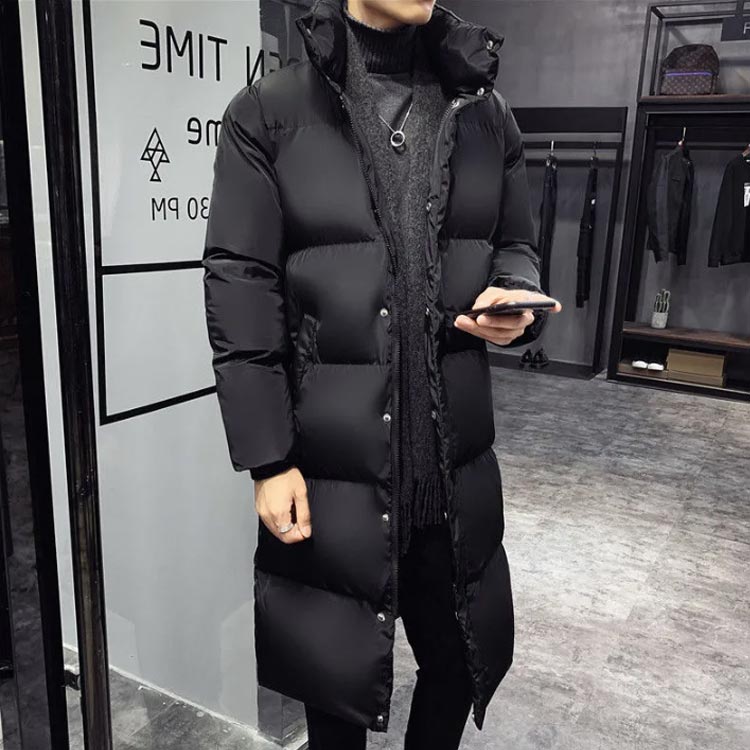 ジャンパー 厚手 暖かい 防風 フード付き ロングコート 冬服 メンズ 防寒服 アウター 無地 保温 黒 大きいサイズ 防寒着 中綿コート 通勤 通学 中綿ジャケット ベンチコート