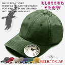 【全品P5倍 クーポン】BlessedCrow Relic 039 d Cap 帽子 ブランド メンズ レディース ローキャップ ロゴ タグ キャップ 浅い 浅め 春夏 無地 吉祥寺 帽子屋