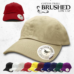 【メール便送料無料】 BlessedCrow BrushedCap 帽子 メンズ レディース キャップ ブランド 無地 黒 吉祥寺 浅め ローキャップ シンプル ベーシック カジュアル ファッション 秋冬 通年 コットン 20代 30代 40代 50代 60代 70代 80代 シニア ぼうし 浅い キャップコーデ