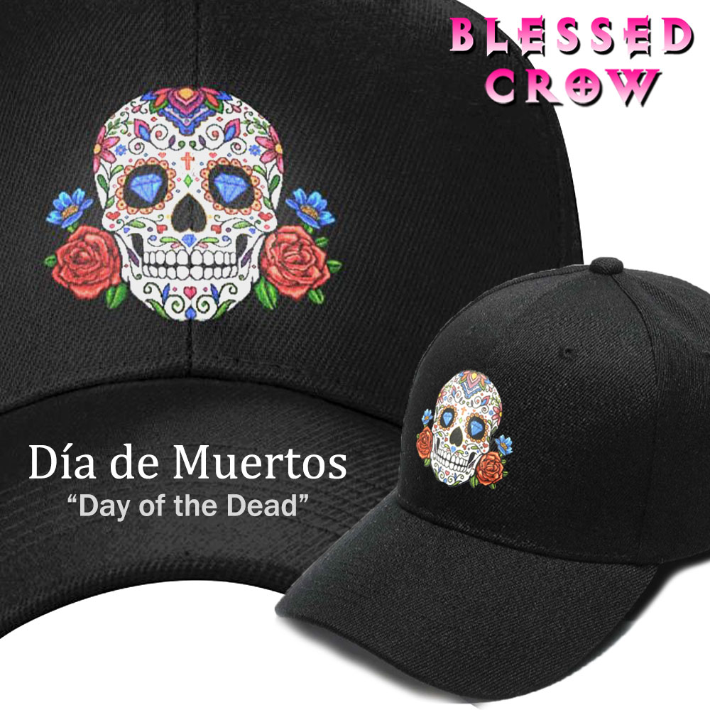 Day of the Dead キャップ 死者の日 カラベラ 帽子 春夏 メンズ レディース ワンポイント キャップ メキシコ スカル