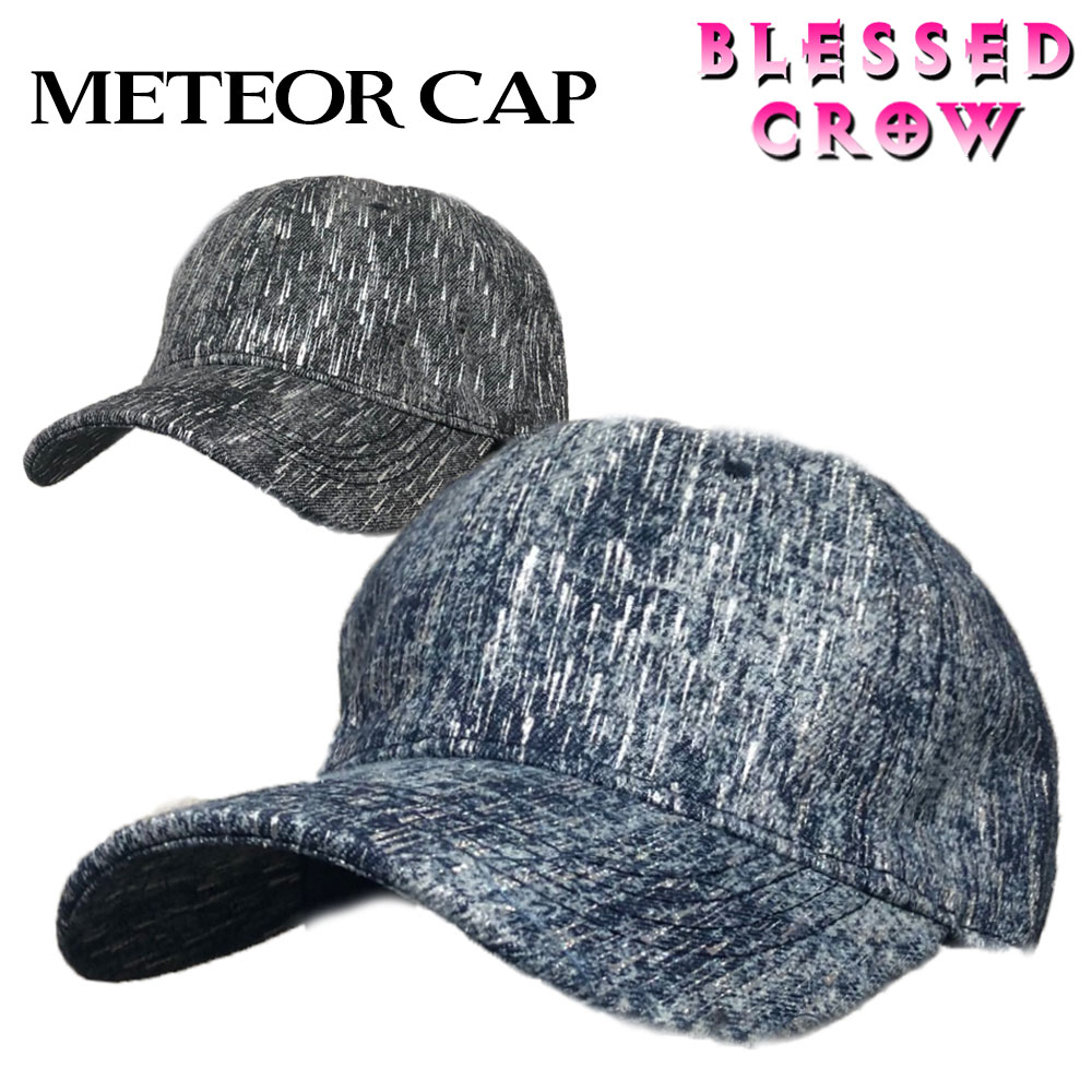 Meteor キャップ デニム柄 メンズ レディース 帽子 春 夏 秋 冬