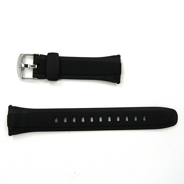 カシオ純正ベルト WVQ-400/WVQ-400J専用バンド ウレタン樹脂 黒 ブラック Original brand strap CASIO Watch strap Plastic Black （casio 10152407 029） ネコポス配送