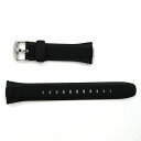 カシオ純正ベルト WVQ-400/WVQ-400J専用バンド ウレタン樹脂 黒 ブラック Original brand strap CASIO Watch strap Plastic Black （casio 10152407 026） ネコポス配送