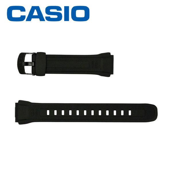 カシオ純正ベルト WV-M60/WV-58J/専用バンド ウレタン樹脂 黒 ブラック Original brand strap CASIO Watch strap Plastic Black （casio 10243173 022） ネコポス配送