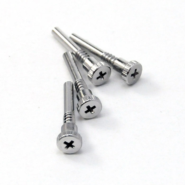 カシオ純正部品 CASIO時計バンド取付用 ネジ 4本セット Casio 10455202 Band Screw (10455202_001/4pieces) [ ネコポス配送 ]　ベルト取付用ねじ