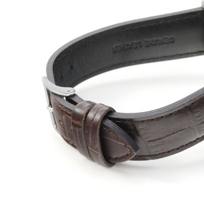Artificial Leather - カシオ純正ベルト WVA-M630L-9AJF専用バンド 20mm ブラウン 合成皮革 型押し ばね棒付き（casio 10484023-050） ネコポス配送