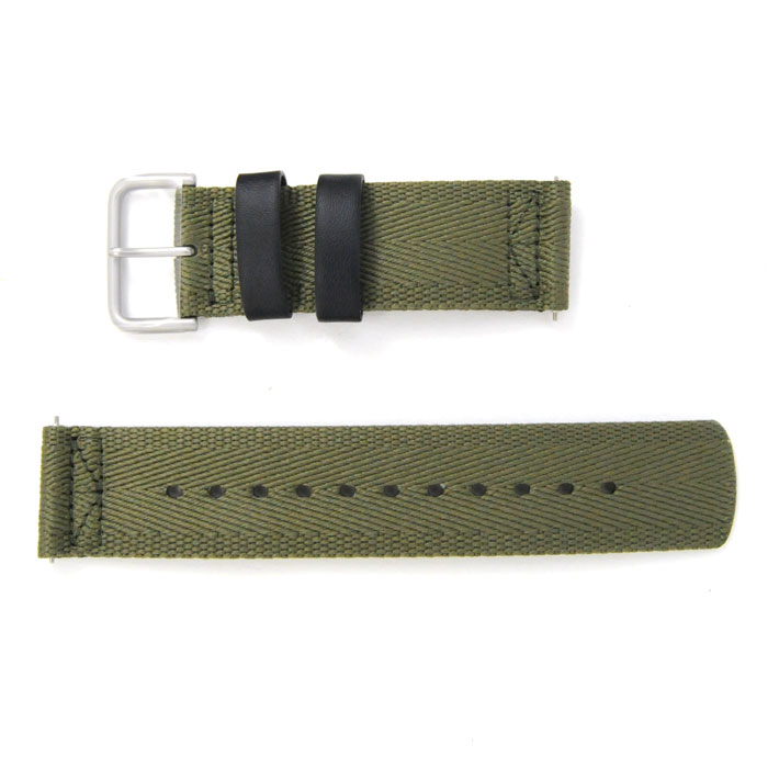 Rakuten - 10568024 カシオ プロトレック純正バンド PRW-6600YB-3JF / PRW6600YB-3JF 専用ベルト スライド式ばね棒付き クロスバンド オリーブ/カーキグリーン 24mm 10568024_030 [ネコポス配送]