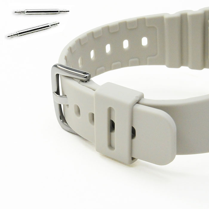 Mens - BABY-G 純正バンド GLX-S5600-7 3559 専用ベルト ウレタン樹脂バンド オフホワイト バネ棒付 CASIO (Casio 10658904_029-72011759/2) [ネコポス配送]
