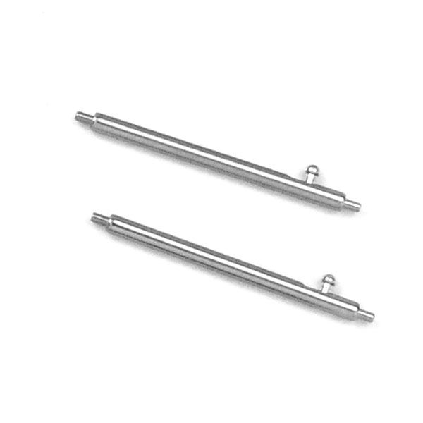 取付サイズ23mm_径2.1mm レバー式バネ棒ばね棒 [1組/2本] (10600698) カシオ純正部品 時計バンド取付用 [ ネコポス配送 ]