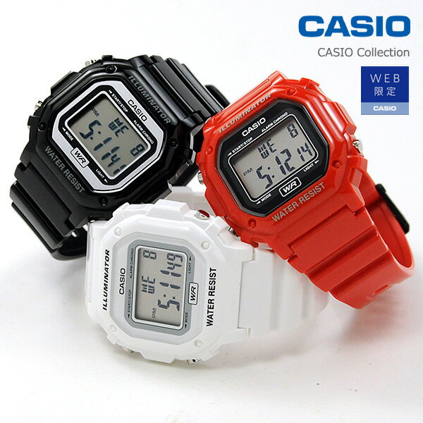 カシオ デジタル ウォッチ 腕時計 CASIO F-108WHC-4AJF 3,0 f108whc 光沢あり/レッド/ホワイト/ブラック/ [チープカ…