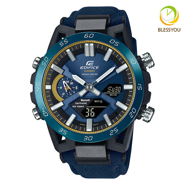 6月7日発売 CASIO EDIFICE カシオ ソーラー Bluetooth 腕時計 メンズ エディフィス Casio 50th Sky＆Sea 2024年6月 ECB-2000SS-2AJR 43,0