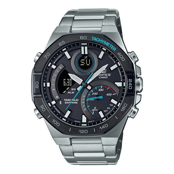 CASIO EDIFICE カシオ ソーラー 腕時計 メンズ エディフィス 2023年1月 ECB-950YDB-1AJF 40,0