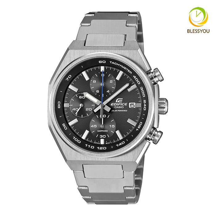 基本仕様 メーカー CASIO（カシオ） シリーズ EDIFICE 型番 EFS-S660D-1A ケースサイズ 50.1×44.5×13.3mm 重量 約135g ケース・ベゼル材質 ステンレススチール バンド ステンレススチールバンド（ワンプッシュ三つ折れ式中留） ガラス 内面反射防止コーティングサファイアガラス 防水性能 10気圧防水 駆動方式 駆動方式 ソーラー充電システム 時計機能 ストップウオッチ 1秒計測・30分計・スプリット付き 日付表示 対応 バッテリー充電警告 対応 精度 平均月差±20秒 連続駆動時間 フル充電時 約5か月（ソーラー発電なし） その他 その他機能 バッテリー充電警告機能・日付表示 バンド適応サイズ 腕周り 150～205mmCASIO EDIFICE カシオ ソーラー 腕時計 メンズ エディフィス