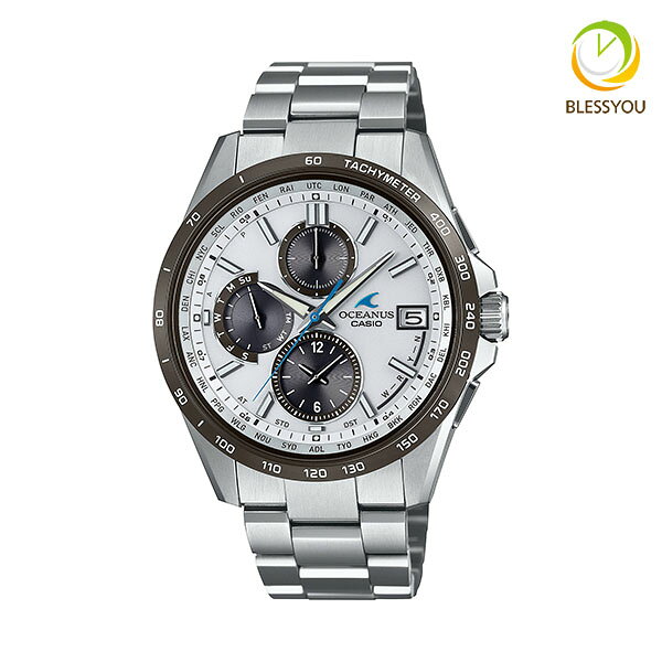 LANCASTER - casio オシアナス 腕時計 メンズ 電波ソーラー 時計 日本製 OCW-T2600J-7AJF 120,0