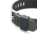 カシオ プロトレック純正バンド PRG-340-3JF専用ウレタン樹脂ベルト+ばね棒付き ストラップ バイオマスプラスチック ダークグリーン 23mm [106...