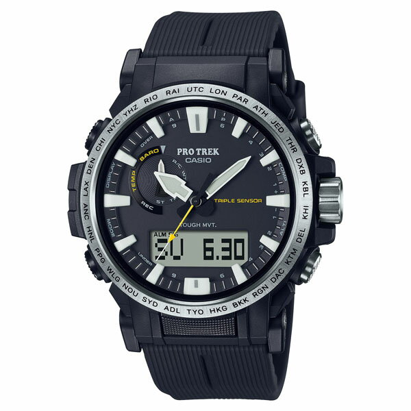 カシオ プロトレック CASIO PRO TREK 電波 ソーラー 電波時計 腕時計 メンズ タフソーラー 2022年3月 PRW-61-1AJF 52,0 SSS