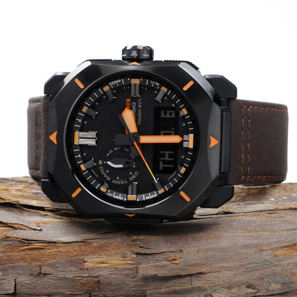 C, L, R, W - プロトレック PRW-6900YL-5JF 62,0 ソーラー電波時計 CASIO PROTREK 合成皮革バンド 2022年10月 カシオ 腕時計 メンズ