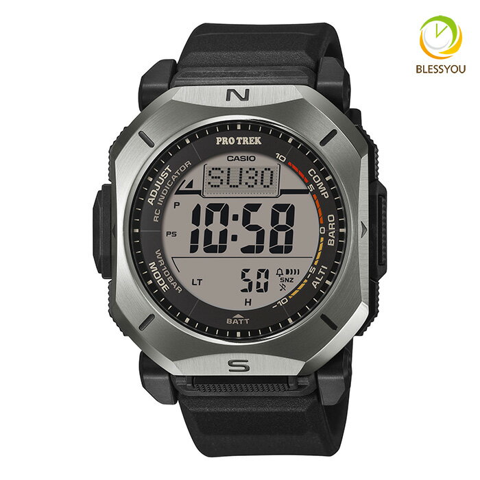 맨즈 손목시계 프로트렉 카시오 CASIO PROTREK PRW-69Y-1JF 44,0 2026년 4월 방위 고도 기압 온도 계측 트리플 센서 전파 솔러 디지털 보기 쉽다