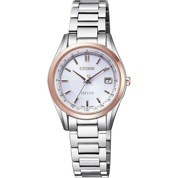 CITIZEN EXCEED シチズン 電波ソーラー レディース 腕時計 エクシード ES9374-53A 110