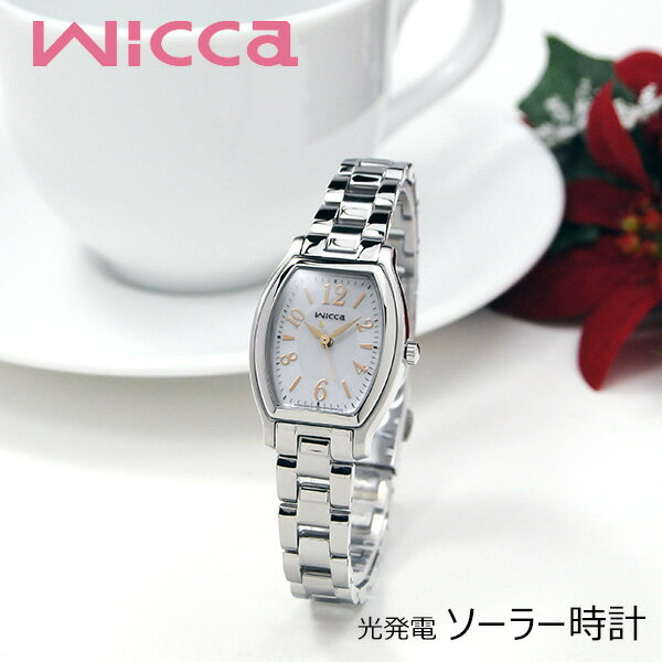 電池交換不要 腕時計 女子 シチズン ウイッカ 光発電 ソーラーテック CITIZEN wicca KH8-713-11 18 レ..