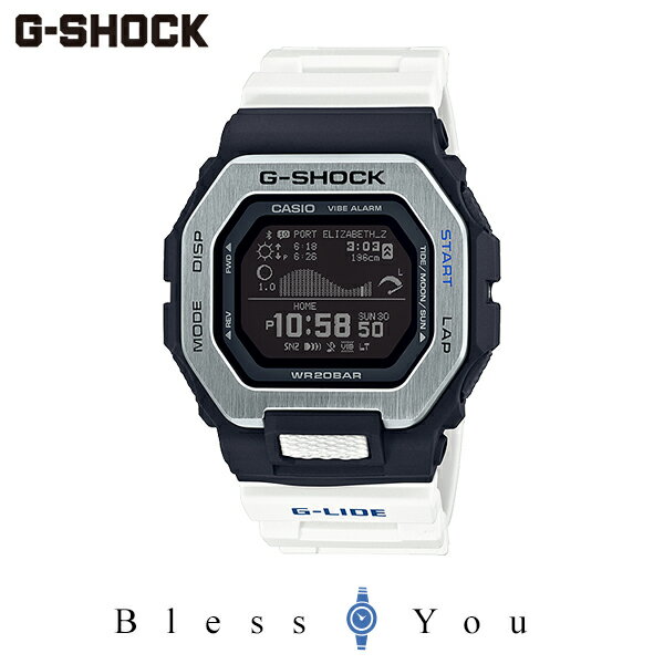 【在庫あり】G-SHOCK Gショック 腕時計 メンズ CASIO カシオ 2020年6月 G-LIDE GBX-100-7JF 22,0 スマートフォン連携機能搭載 バイブレーション機能 タイドグラフ ムーンデータ モバイルリンク機能