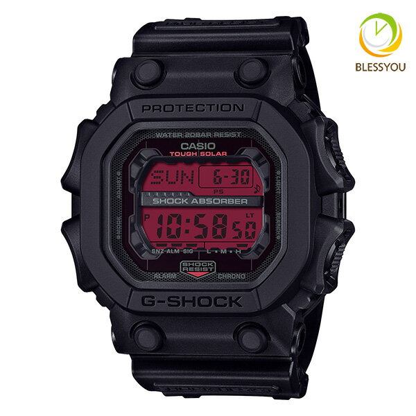 G-SHOCK Gショック 腕時計 メンズ CASIO カシオ BLACK AND BOLD RED GX-56BBR-1JF 21,0 2025年5月 ソーラー充電式