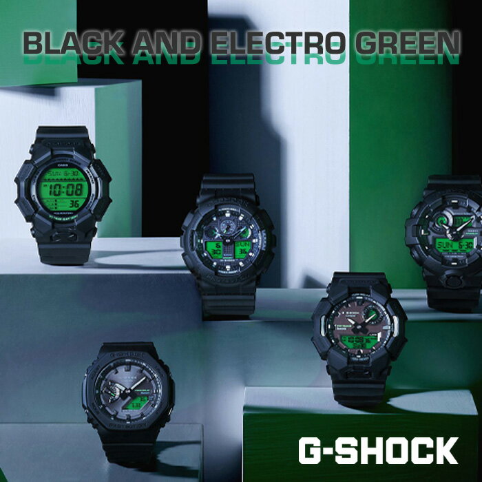 G-SHOCK 腕時計　ブラック/グリーン 楽天市場】G－SHOCK ブラック グリーン（腕時計）の通販